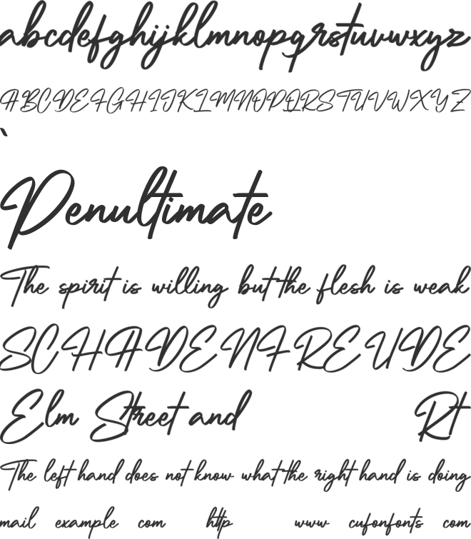 Kurtistown Free font preview