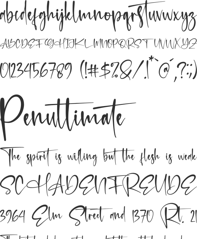 Retrogenta font preview