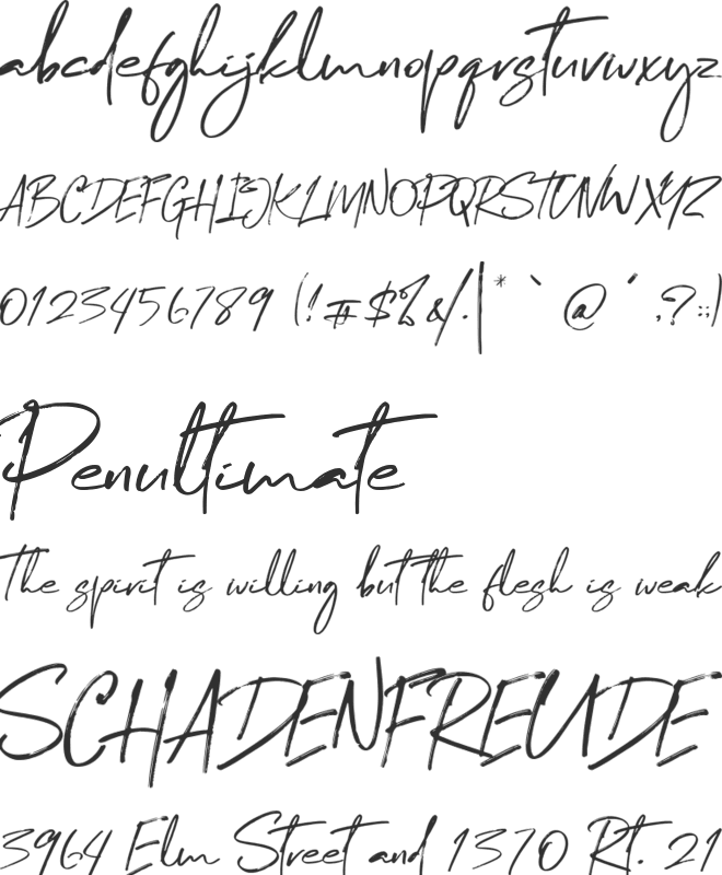 Omaha Beach font preview