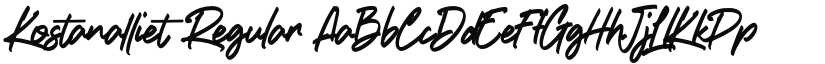 Kostanalliet font download