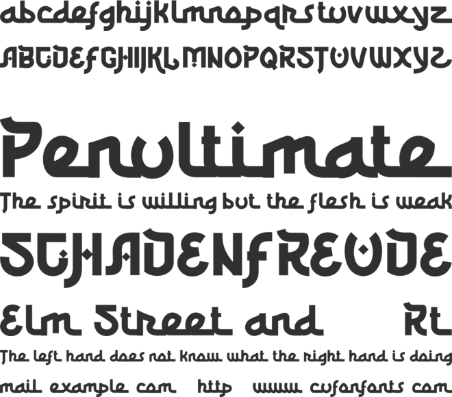 Miqdad font preview