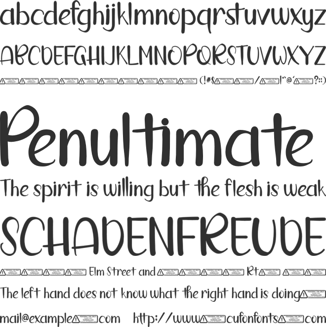 Anastasha font preview