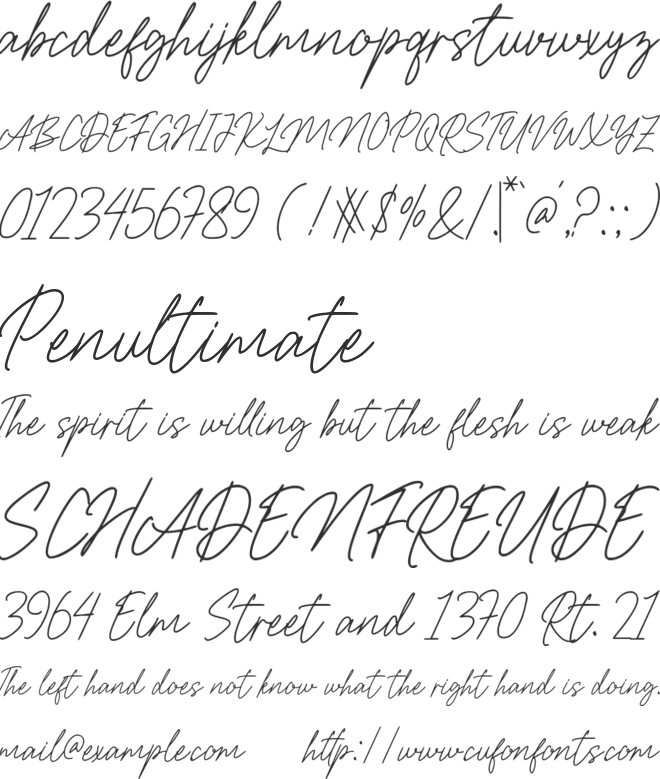 Hello Komah font preview