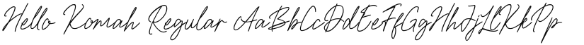 Hello Komah font download