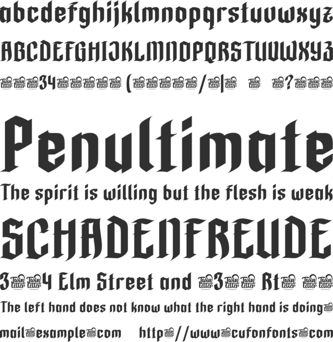 KIRHA font preview