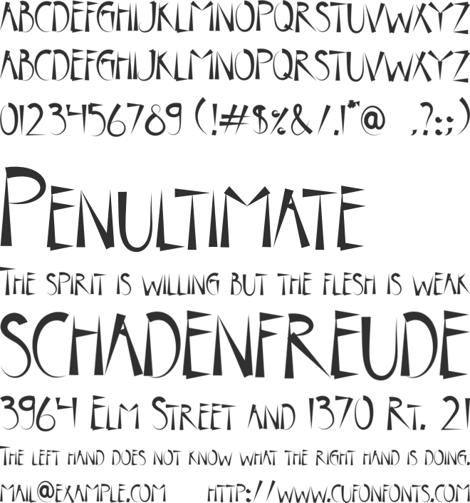 Ghostober font preview