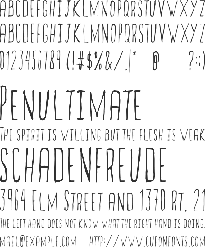 OddityFull font preview