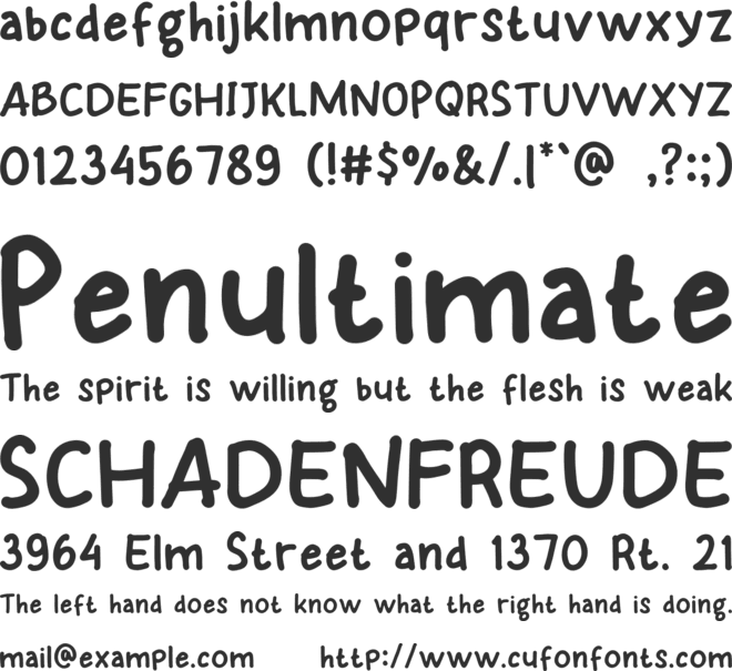 Maybe Next font preview