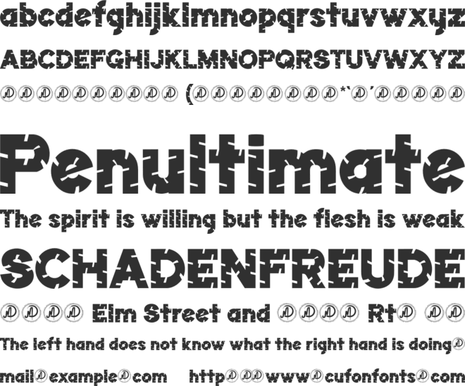 Vinlatte Personal Use font preview