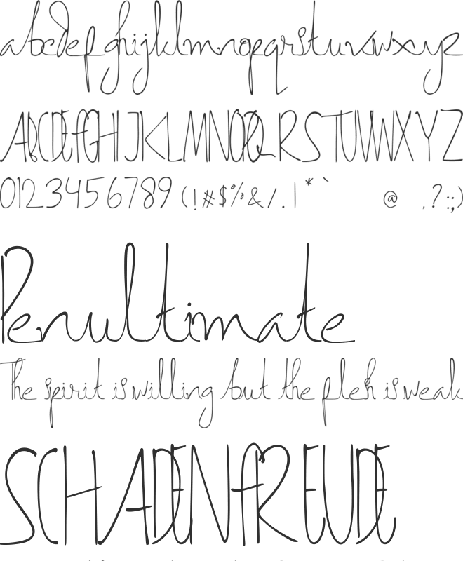 Asmarandana font preview