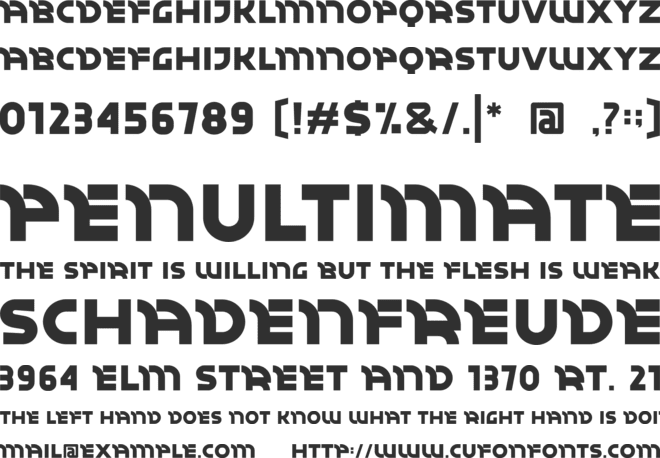 Darken font preview