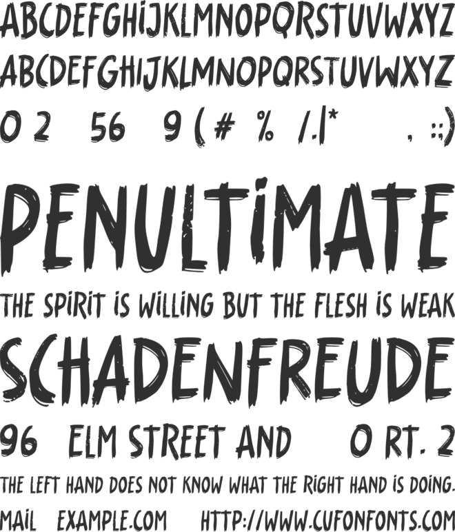 Medeni font preview