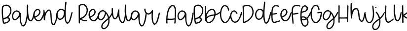 Balend font download