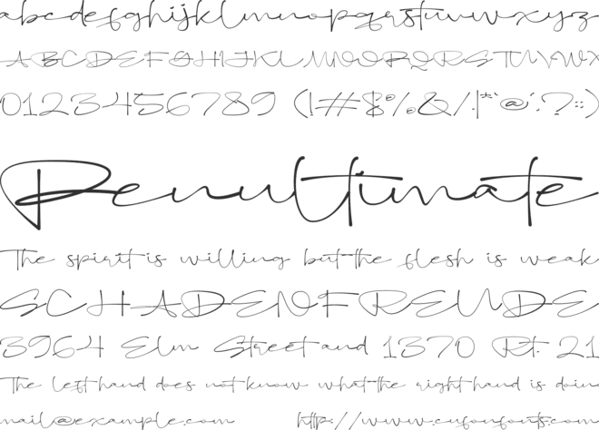 Jadamath font preview