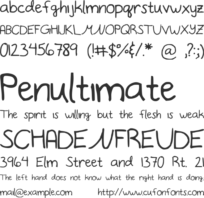 NotDot font preview