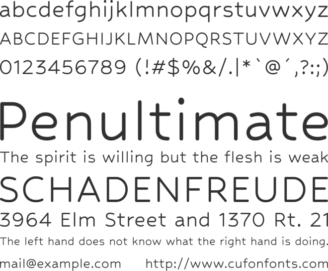 Hubballi font preview