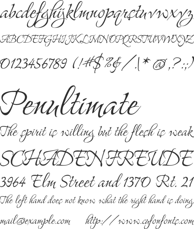 Grey Qo font preview