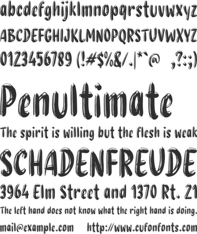 g Grasak font preview