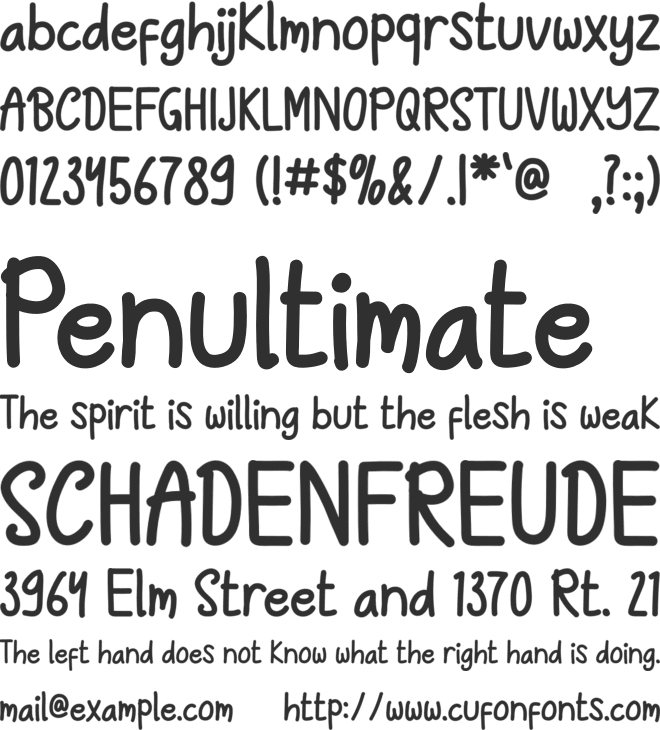 Aztanavida font preview