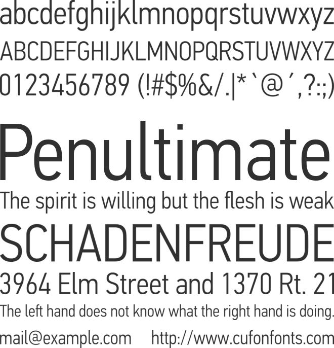 PF Din Text Cond Pro Light Font Download for Desktop & Webfont