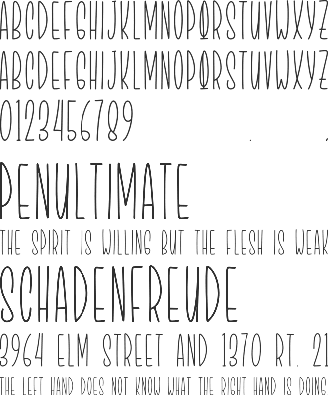 starkido font preview