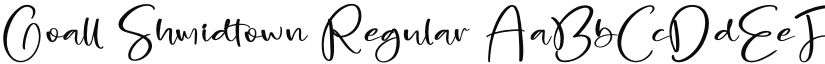 Goall Shmidtown font download