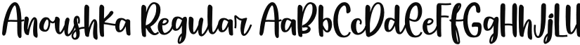 Anoushka font download