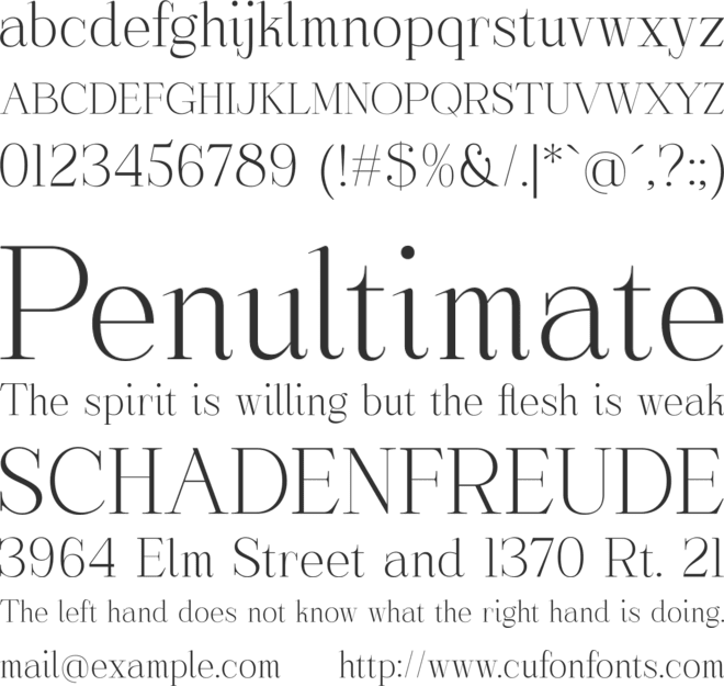 Bhinacle font preview