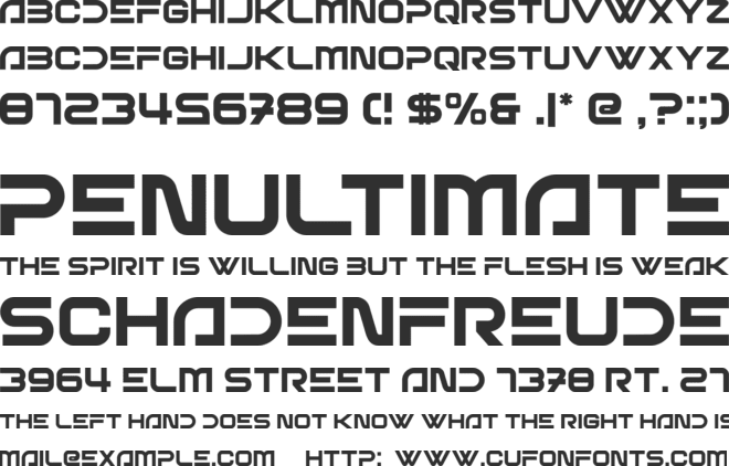 Airbeat font preview