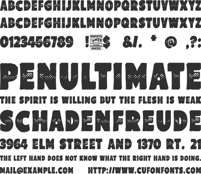 Violent Bunny font preview