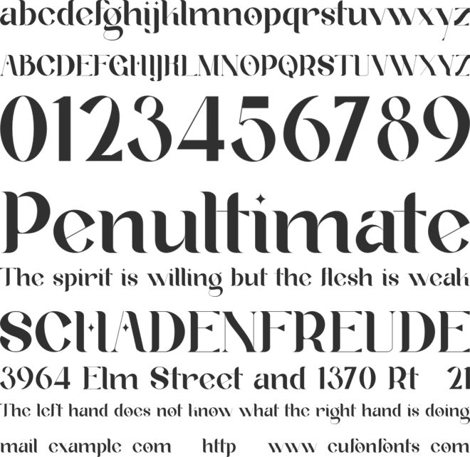 Suika font preview