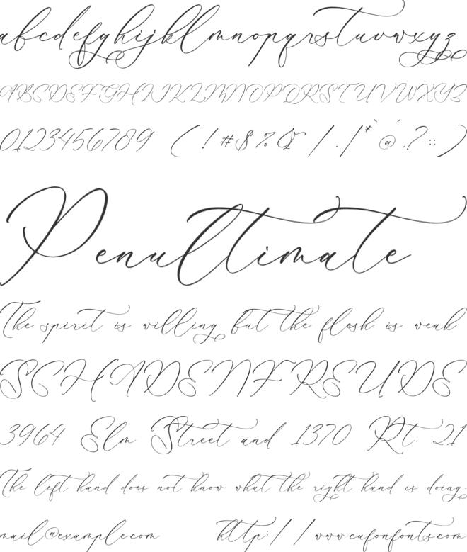 Kalneitta Aldonite font preview