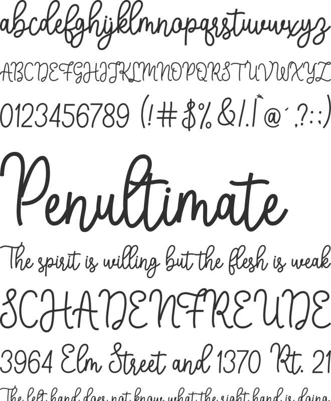 Biscuiterie font preview