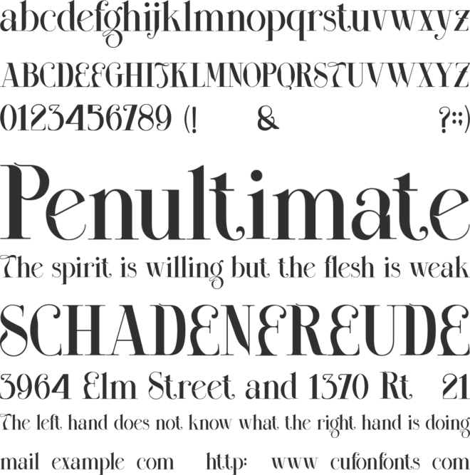 Jeteveux font preview