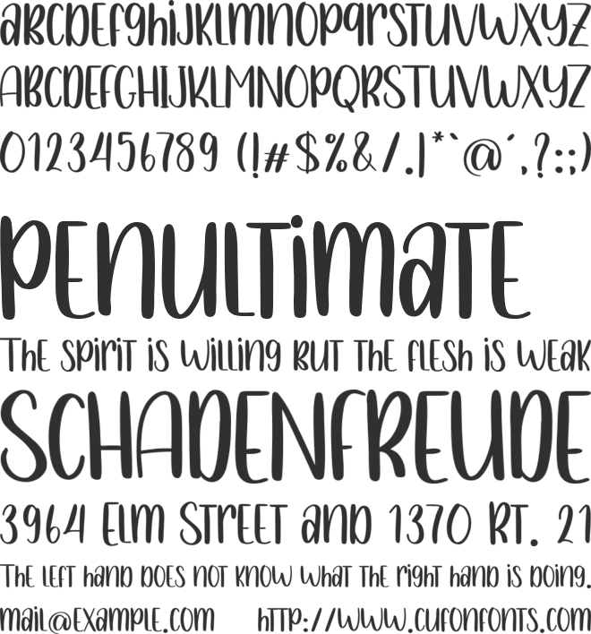 Hello Guys font preview