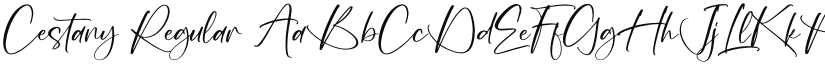 Cestany Regular font