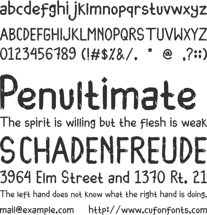 JANGKUNG font preview