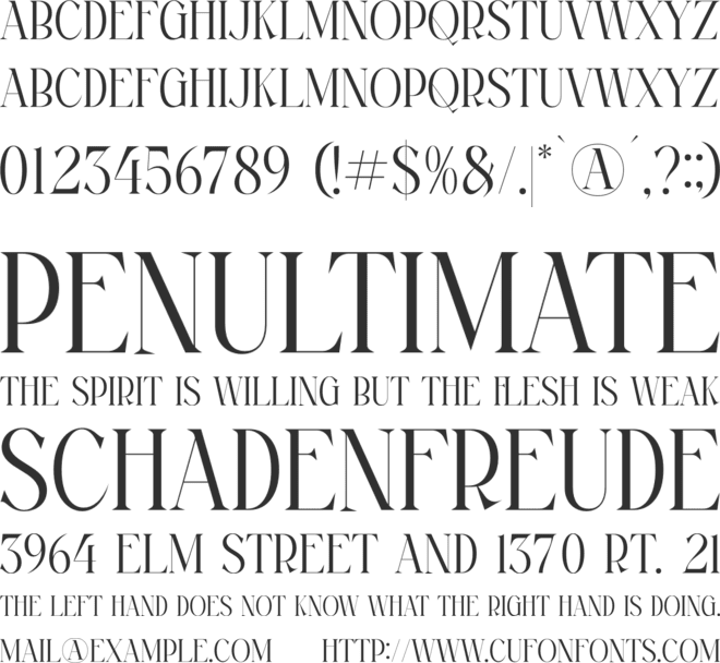 MAGFIRE HYENA font preview