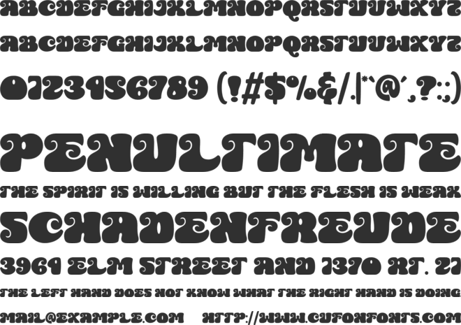 Space Majestic font preview