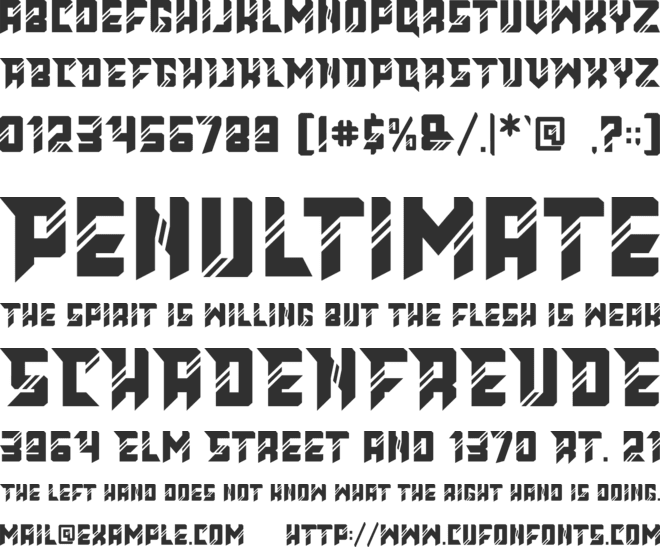 Anticode font preview