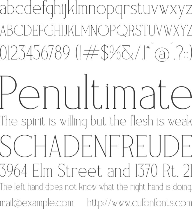 Rampwind font preview