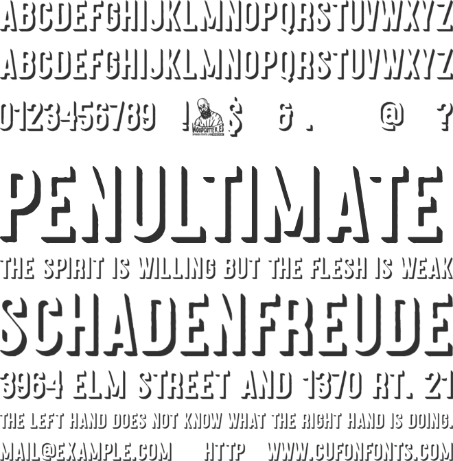 Ciudad 397 font preview