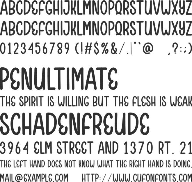 Farmers And Sellers font preview