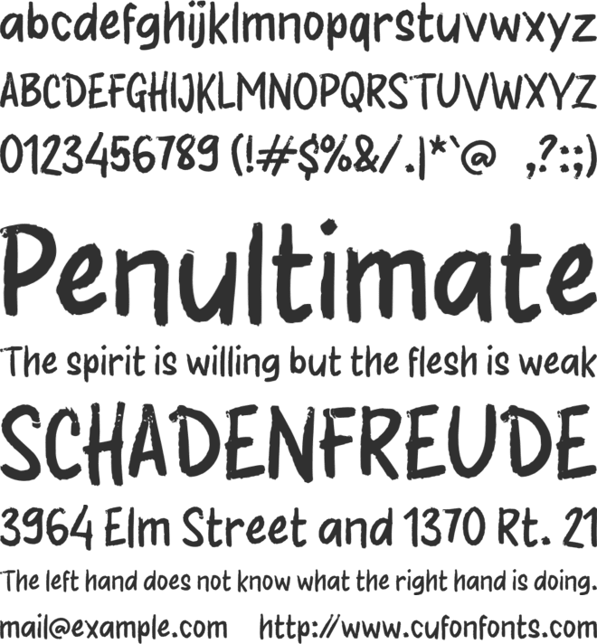 i IjoRoyo font preview