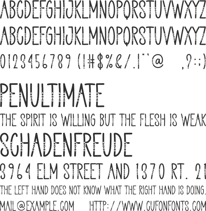 Starcorp font preview