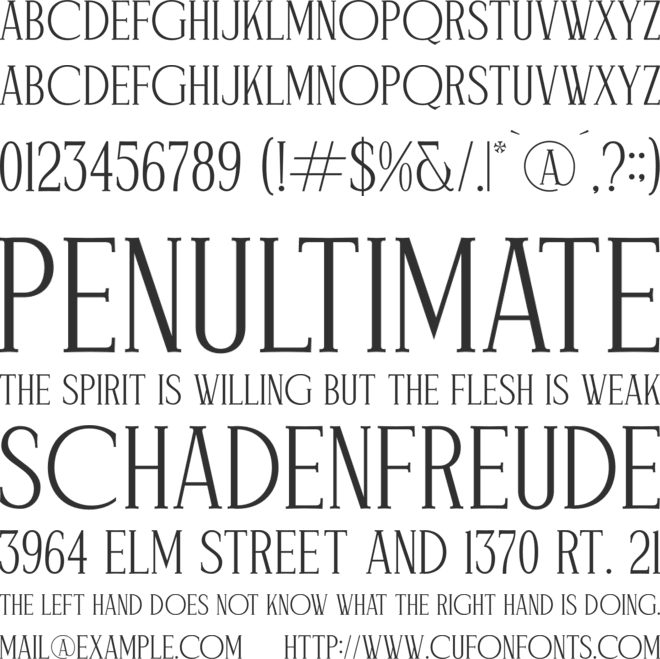 Figurlce font preview