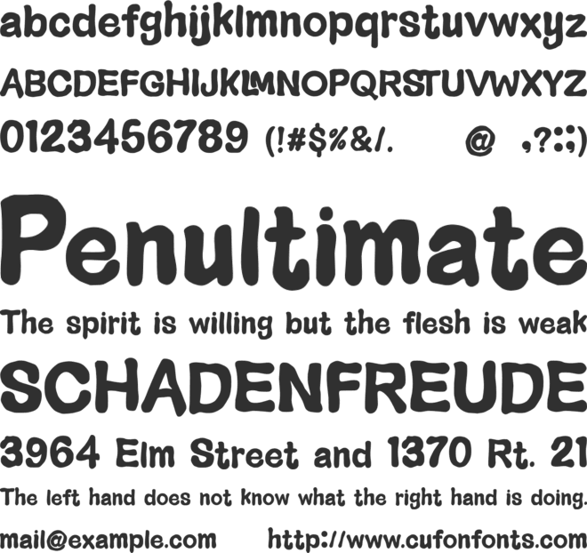 Kolnest Valmola font preview