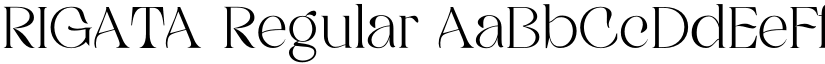 RIGATA font download