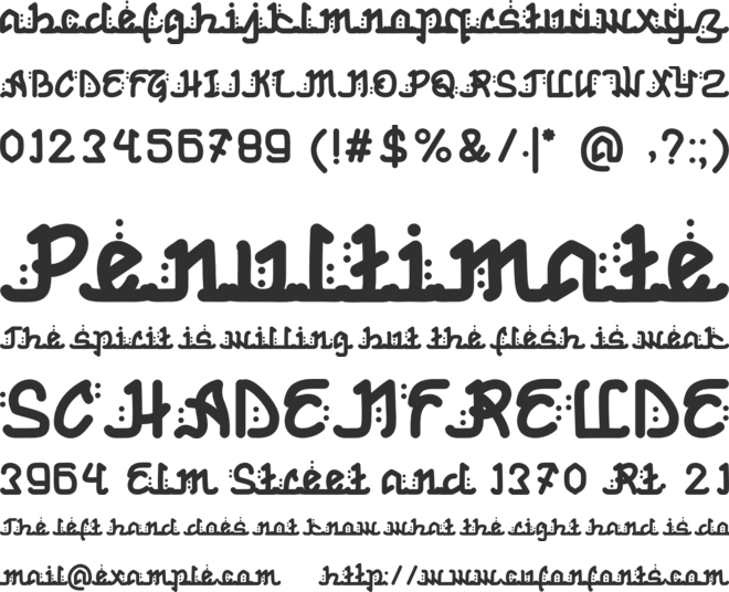 Saifullah font preview