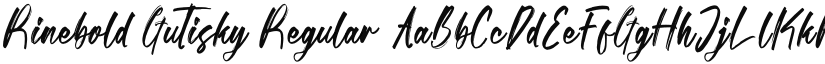 Rinebold Gutisky font download